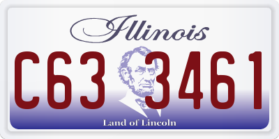 IL license plate C633461