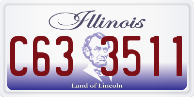 IL license plate C633511