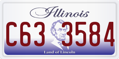 IL license plate C633584