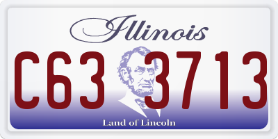 IL license plate C633713