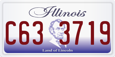 IL license plate C633719