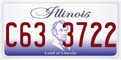 IL license plate C633722
