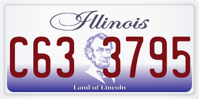 IL license plate C633795