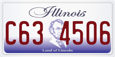 IL license plate C634506