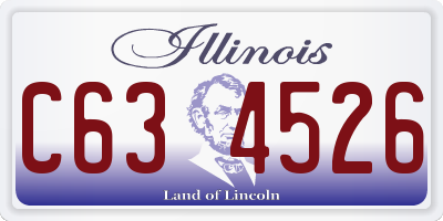 IL license plate C634526