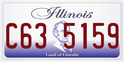 IL license plate C635159