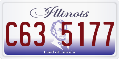 IL license plate C635177