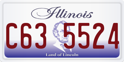 IL license plate C635524