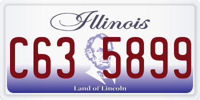 IL license plate C635899