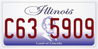 IL license plate C635909