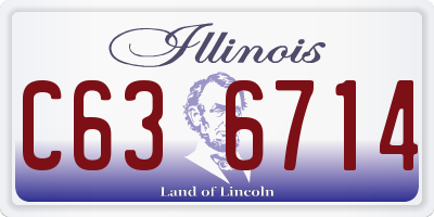 IL license plate C636714