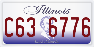 IL license plate C636776