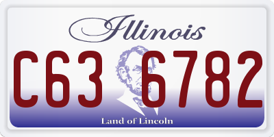 IL license plate C636782