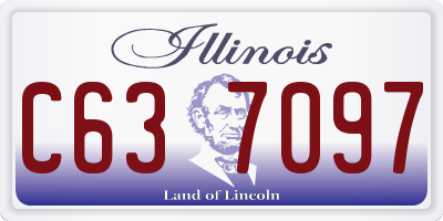 IL license plate C637097