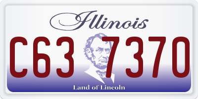 IL license plate C637370