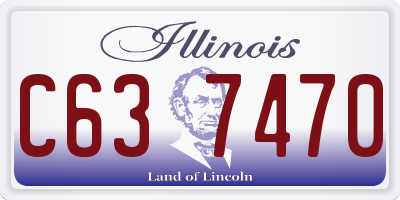 IL license plate C637470