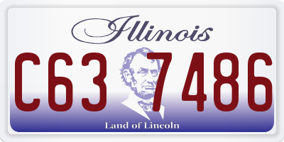 IL license plate C637486