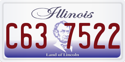 IL license plate C637522