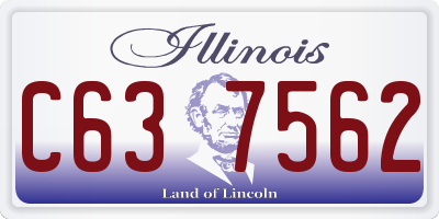 IL license plate C637562