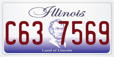 IL license plate C637569