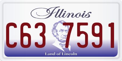 IL license plate C637591