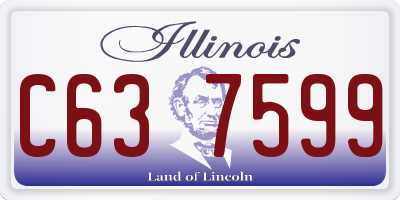 IL license plate C637599