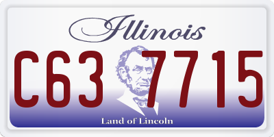 IL license plate C637715