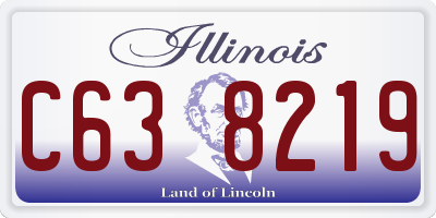 IL license plate C638219