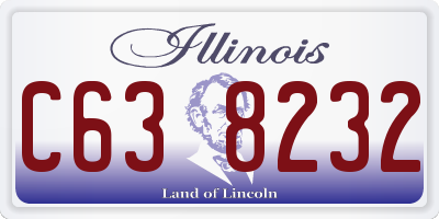 IL license plate C638232
