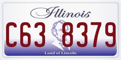 IL license plate C638379