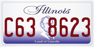 IL license plate C638623