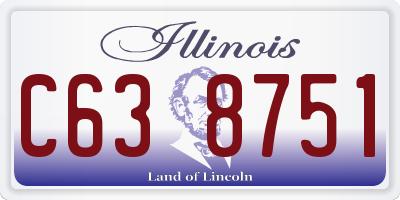 IL license plate C638751