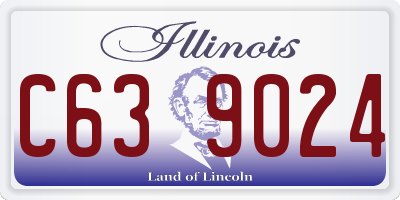 IL license plate C639024