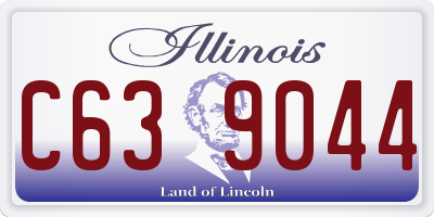 IL license plate C639044