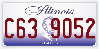 IL license plate C639052