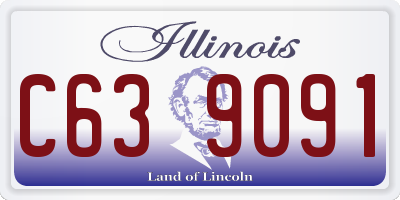 IL license plate C639091