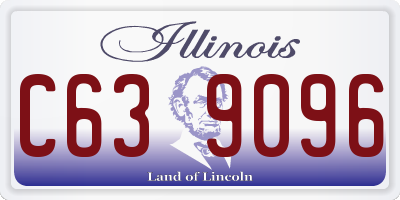 IL license plate C639096