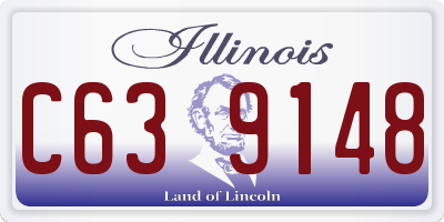 IL license plate C639148