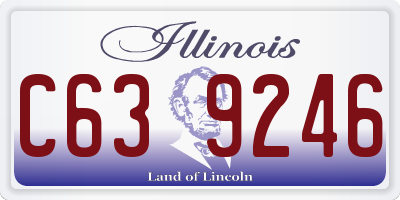 IL license plate C639246