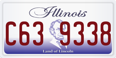IL license plate C639338
