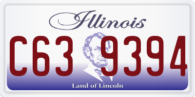 IL license plate C639394