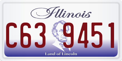 IL license plate C639451