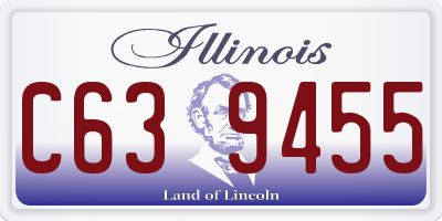 IL license plate C639455