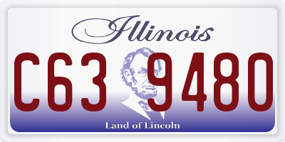 IL license plate C639480