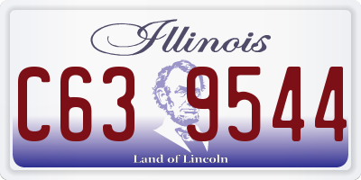 IL license plate C639544