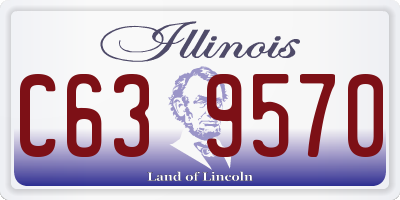IL license plate C639570
