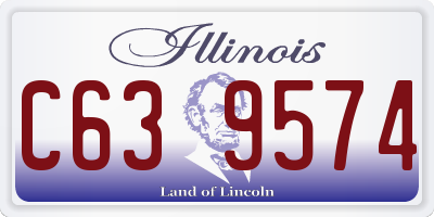 IL license plate C639574