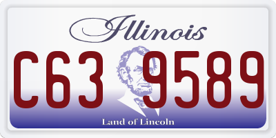 IL license plate C639589