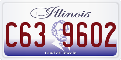 IL license plate C639602