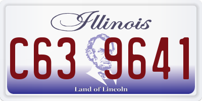 IL license plate C639641